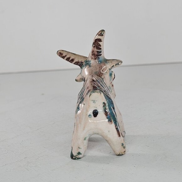 Vintage Gambone Style Handmade Goat Figurine Rustic Collectible Animal Sculpture - Picture 5 of 8